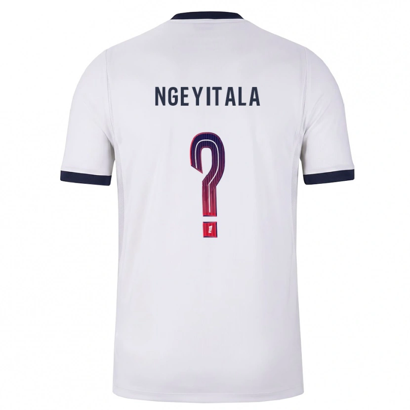 Danxen Dames Aurélien Ngeyitala #0 Wit Zwart Rood Uitshirt Uittenue 2026/27 T-Shirt België