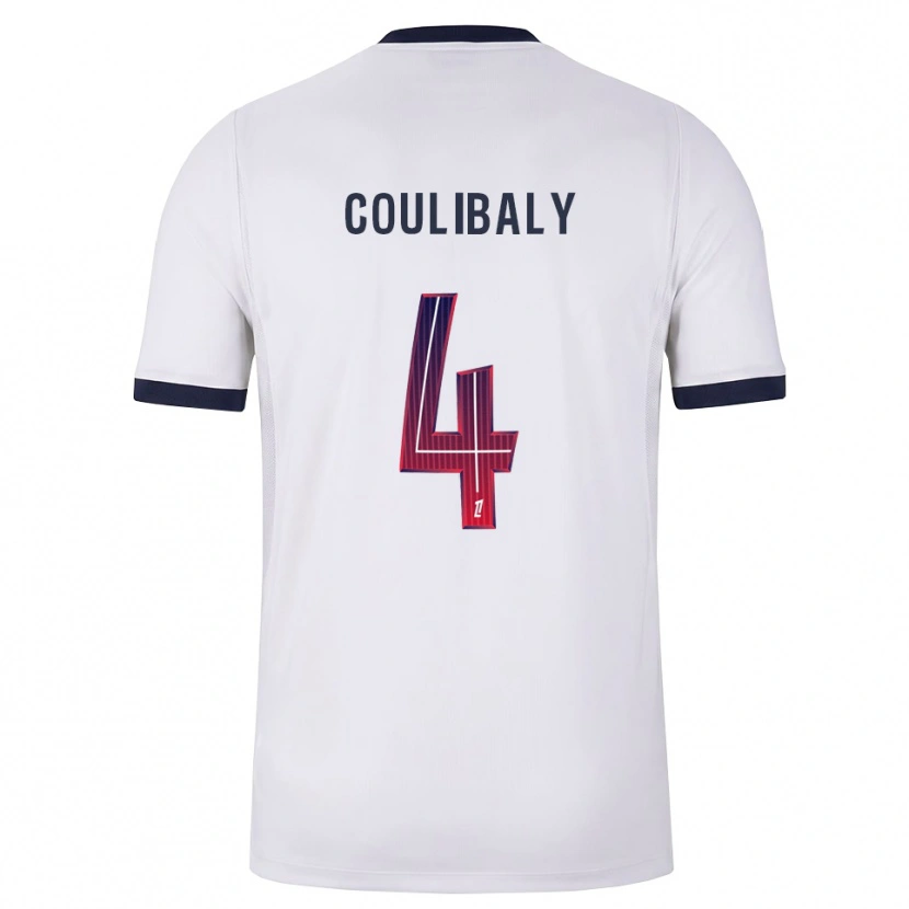 Danxen Dames Samba Coulibaly #4 Wit Zwart Rood Uitshirt Uittenue 2026/27 T-Shirt België