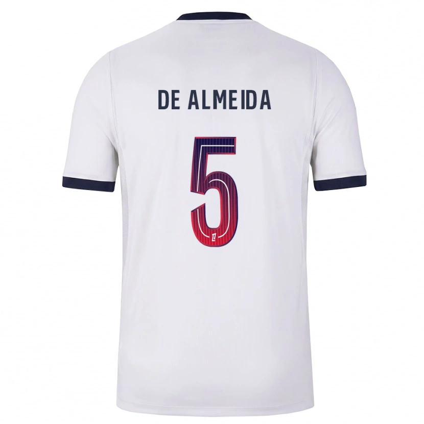 Danxen Dames Elisa De Almeida #5 Wit Zwart Rood Uitshirt Uittenue 2026/27 T-Shirt België