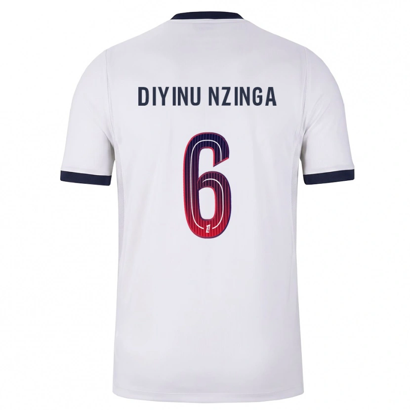 Danxen Dames Vainqueur Nzinga #6 Wit Zwart Rood Uitshirt Uittenue 2026/27 T-Shirt België