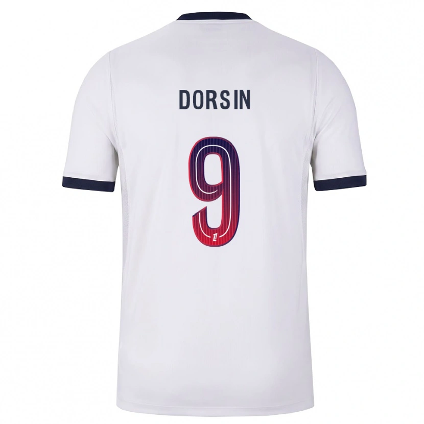 Danxen Dames Frøya Dorsin #9 Wit Zwart Rood Uitshirt Uittenue 2026/27 T-Shirt België