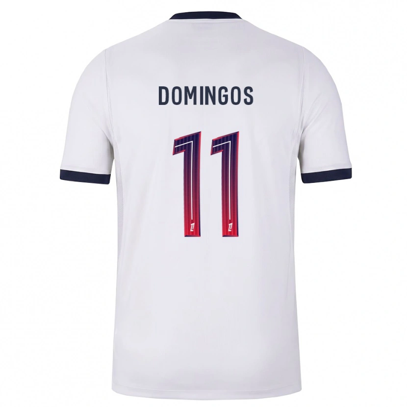 Danxen Dames Fabio Domingos #11 Wit Zwart Rood Uitshirt Uittenue 2026/27 T-Shirt België