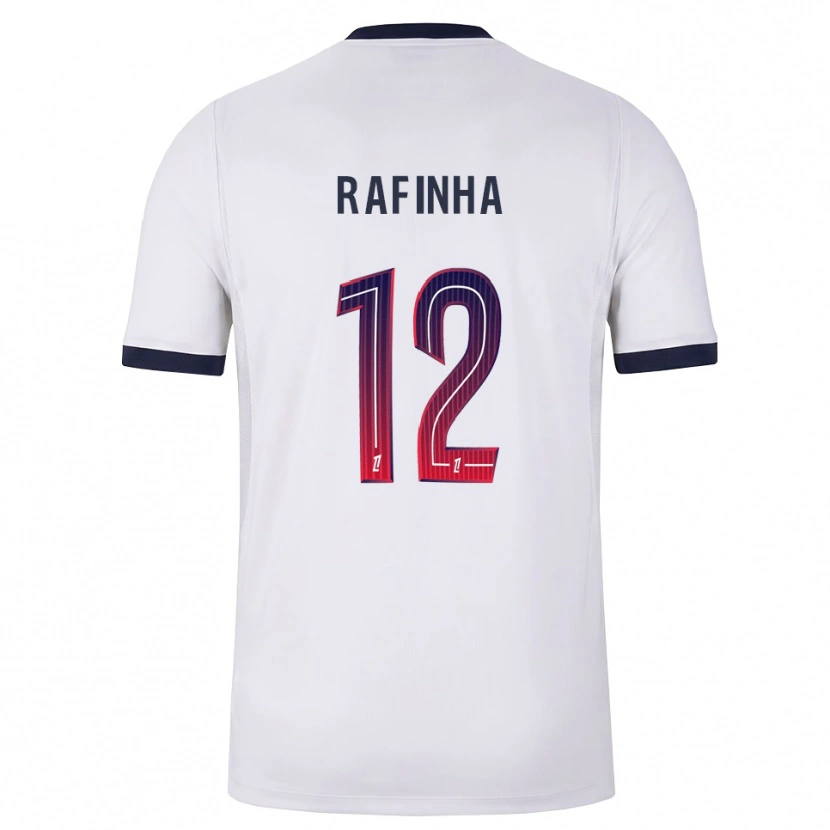 Danxen Dames Rafinha #12 Wit Zwart Rood Uitshirt Uittenue 2026/27 T-Shirt België