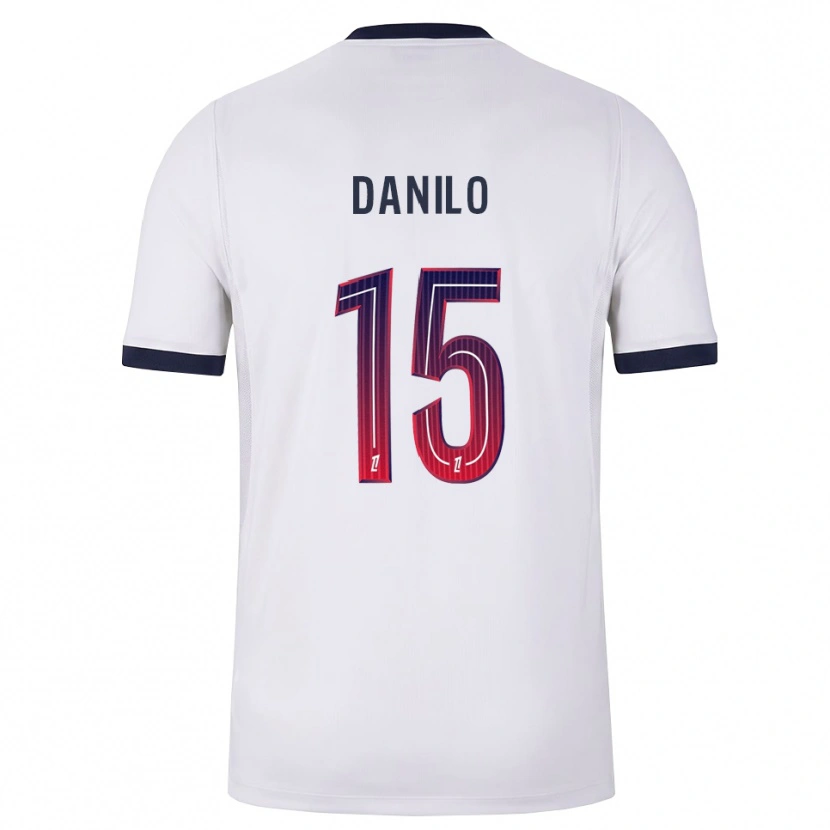 Danxen Dames Danilo Pereira #15 Wit Zwart Rood Uitshirt Uittenue 2026/27 T-Shirt België