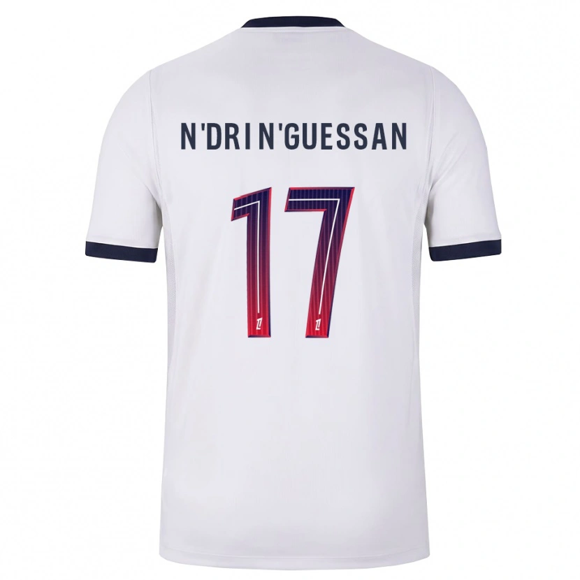 Danxen Dames Landry N'dri N'guessan #17 Wit Zwart Rood Uitshirt Uittenue 2026/27 T-Shirt België