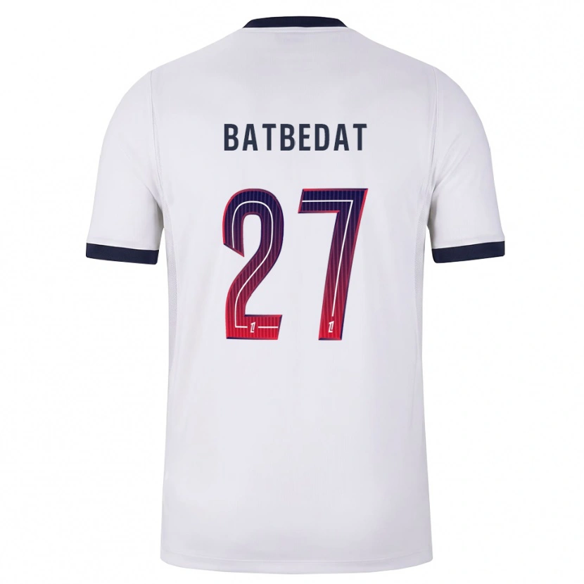 Danxen Dames Lucas Batbedat #27 Wit Zwart Rood Uitshirt Uittenue 2026/27 T-Shirt België