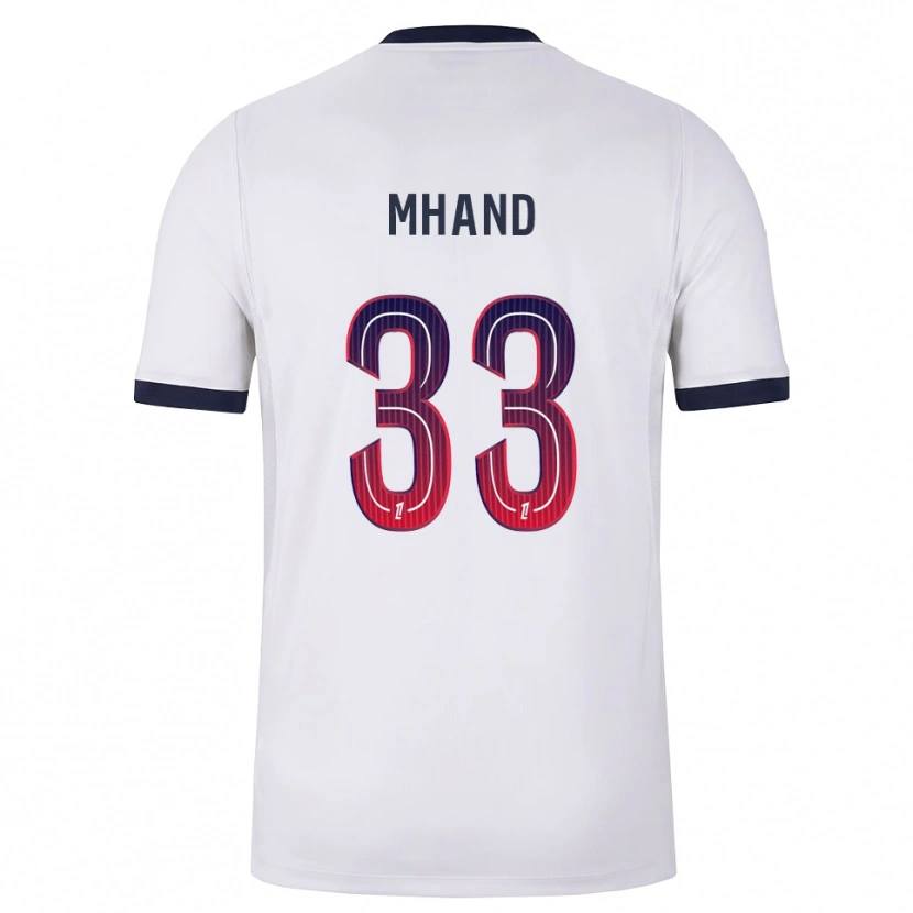 Danxen Dames Ilian Mhand #33 Wit Zwart Rood Uitshirt Uittenue 2026/27 T-Shirt België