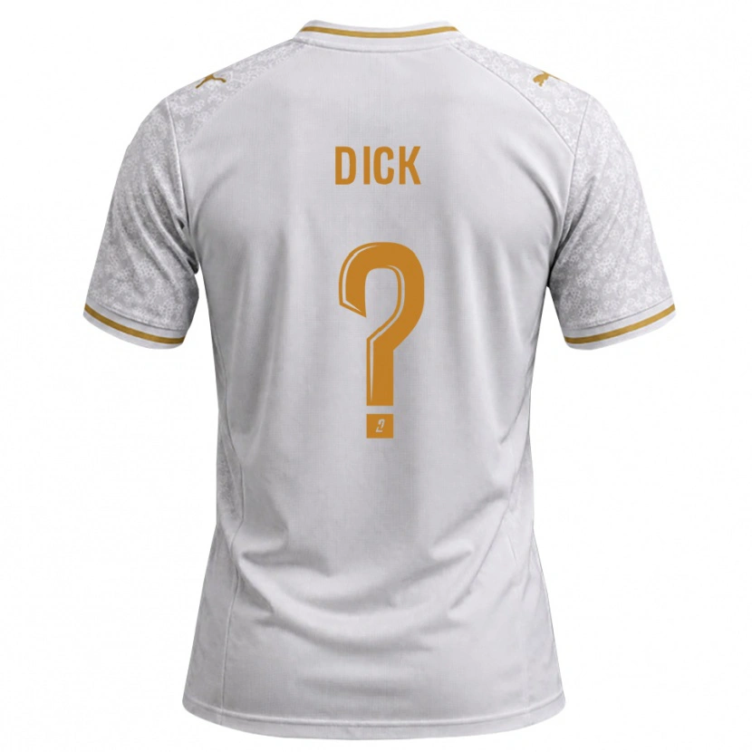 Danxen Dames Livingstone Dick #0 Wit Grijs Goudenrood Uitshirt Uittenue 2026/27 T-Shirt België