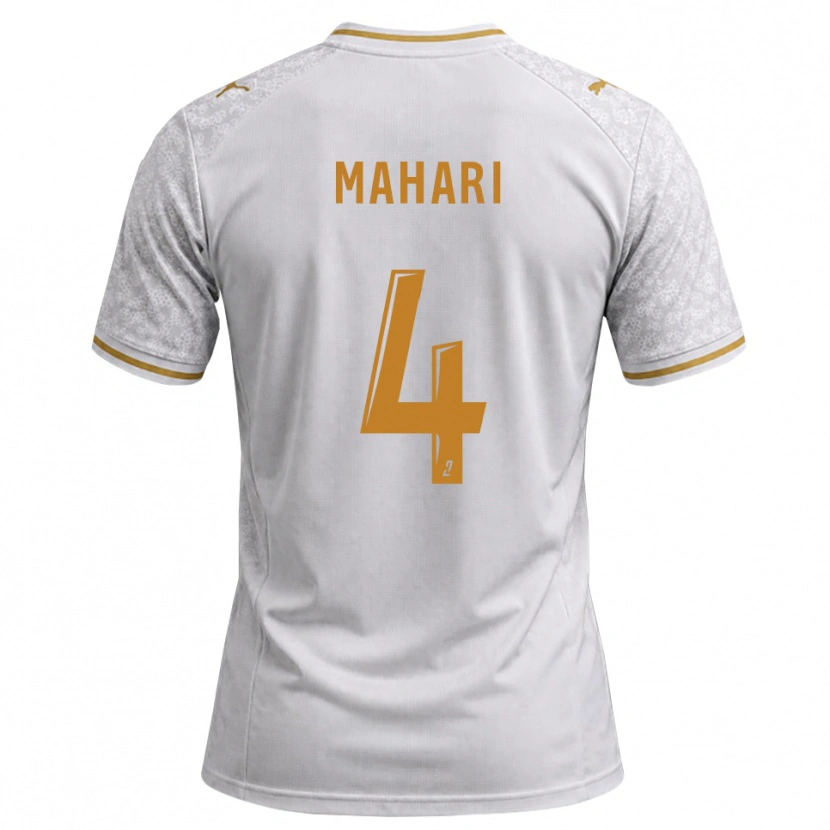 Danxen Dames Efdon Mahari #4 Wit Grijs Goudenrood Uitshirt Uittenue 2026/27 T-Shirt België