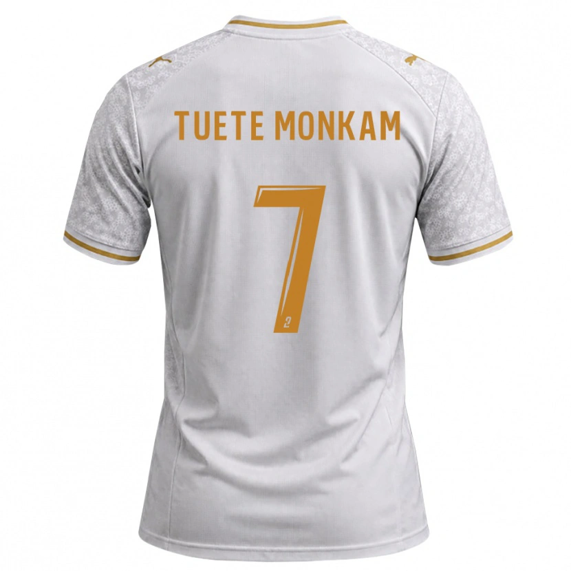 Danxen Dames Malcolm Tuete Monkam #7 Wit Grijs Goudenrood Uitshirt Uittenue 2026/27 T-Shirt België