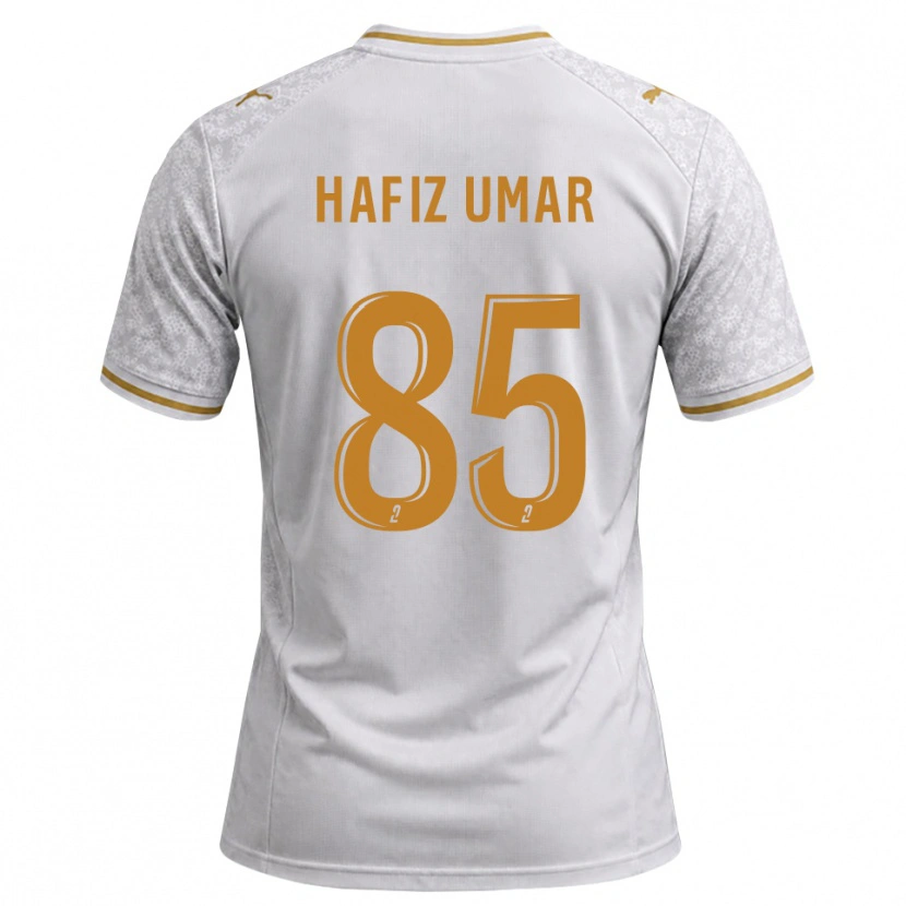 Danxen Dames Hafiz Umar Ibrahim #85 Wit Grijs Goudenrood Uitshirt Uittenue 2026/27 T-Shirt België