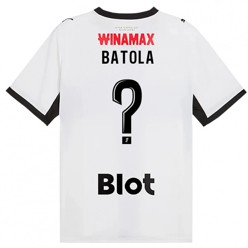 Danxen Dames Yann Batola #0 Zwart Wit Rood Uitshirt Uittenue 2026/27 T-Shirt België