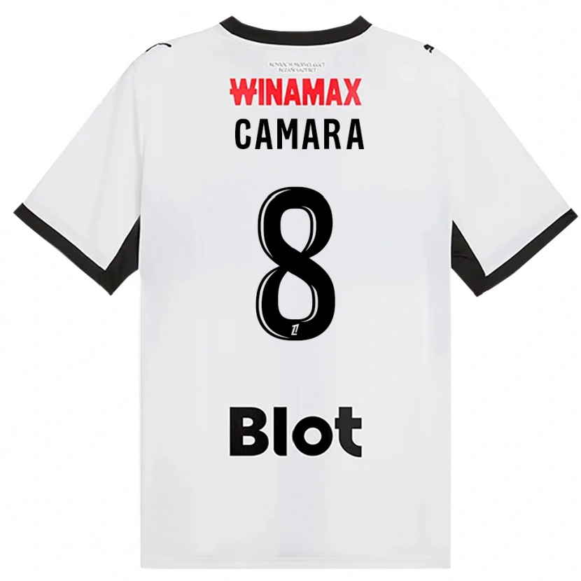 Danxen Dames Yaya Camara #8 Zwart Wit Rood Uitshirt Uittenue 2026/27 T-Shirt België