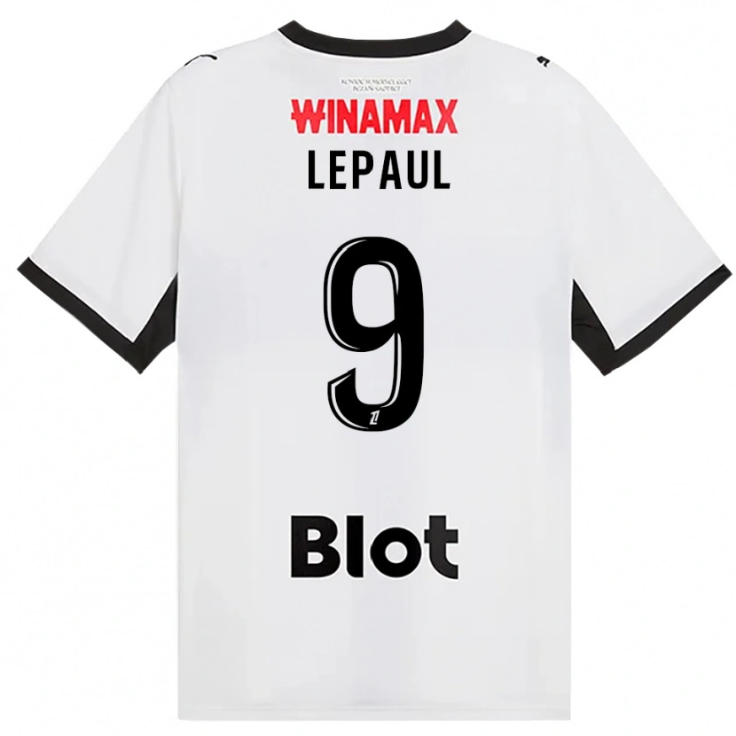 Danxen Dames Estéban Lepaul #9 Zwart Wit Rood Uitshirt Uittenue 2026/27 T-Shirt België
