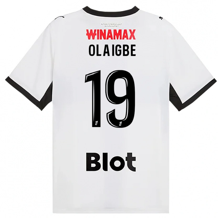 Danxen Dames Kazeem Olaigbe #19 Zwart Wit Rood Uitshirt Uittenue 2026/27 T-Shirt België