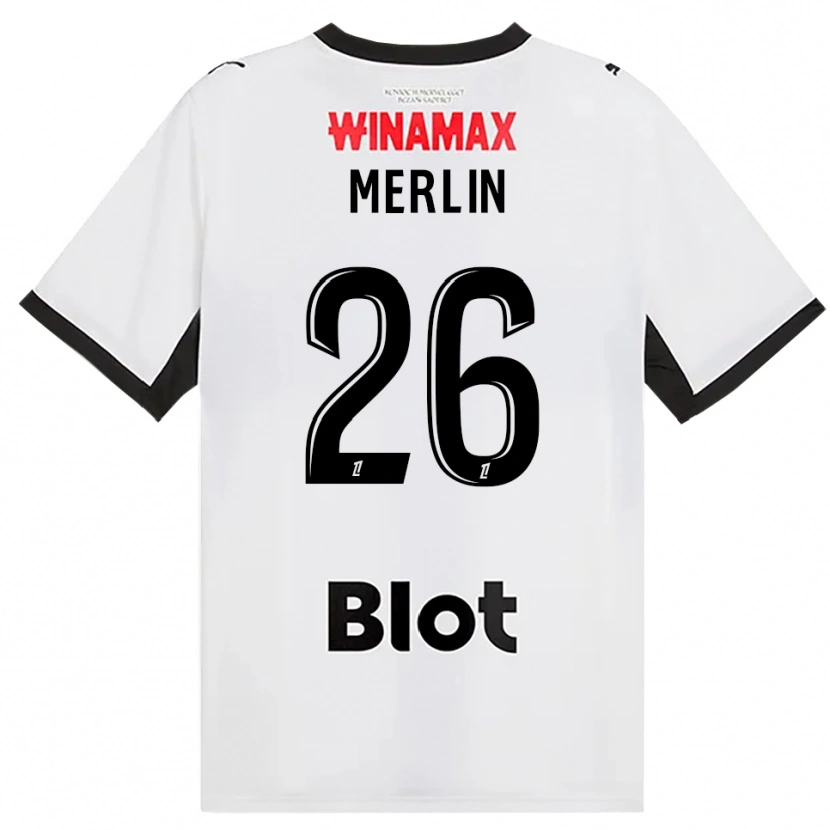 Danxen Dames Quentin Merlin #26 Zwart Wit Rood Uitshirt Uittenue 2026/27 T-Shirt België