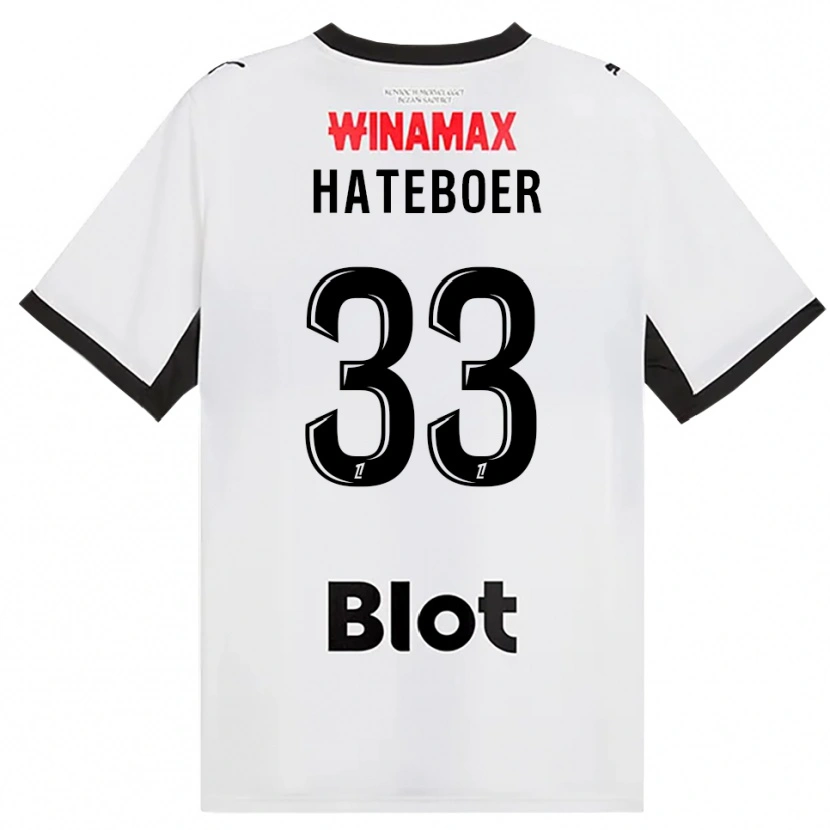 Danxen Dames Hans Hateboer #33 Zwart Wit Rood Uitshirt Uittenue 2026/27 T-Shirt België