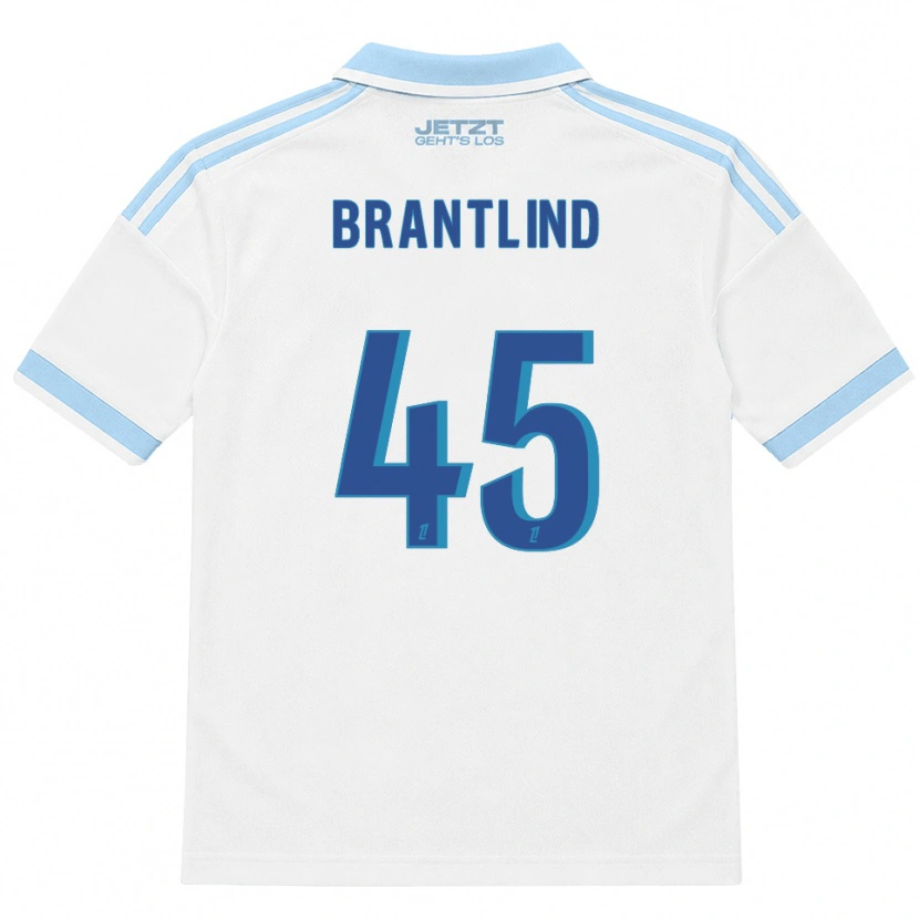Danxen Dames Benjamin Brantlind #45 Licht Hemelsblauw Wit Rood Uitshirt Uittenue 2026/27 T-Shirt België