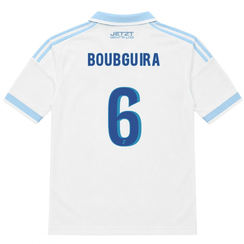 Danxen Dames Fahim Boubguira #6 Licht Hemelsblauw Wit Rood Uitshirt Uittenue 2026/27 T-Shirt België
