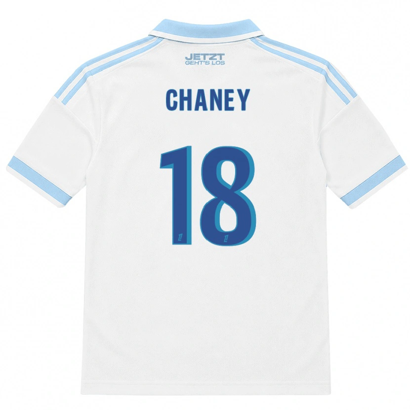 Danxen Dames Amanda Chaney #18 Licht Hemelsblauw Wit Rood Uitshirt Uittenue 2026/27 T-Shirt België
