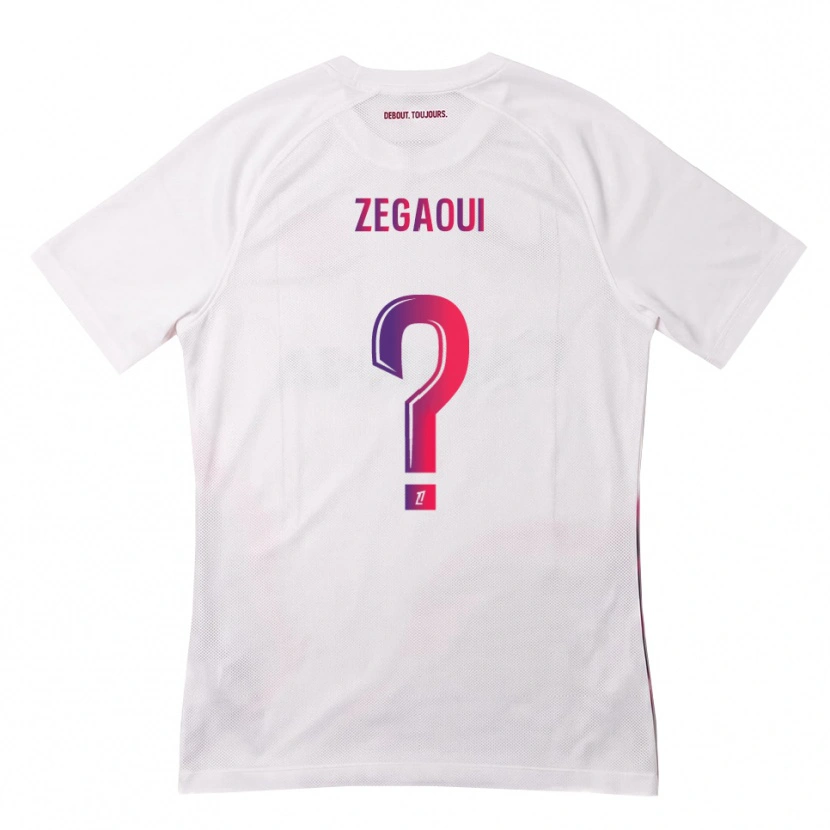 Danxen Dames Medine Zegaoui #0 Wit Roze Paars Uitshirt Uittenue 2026/27 T-Shirt België