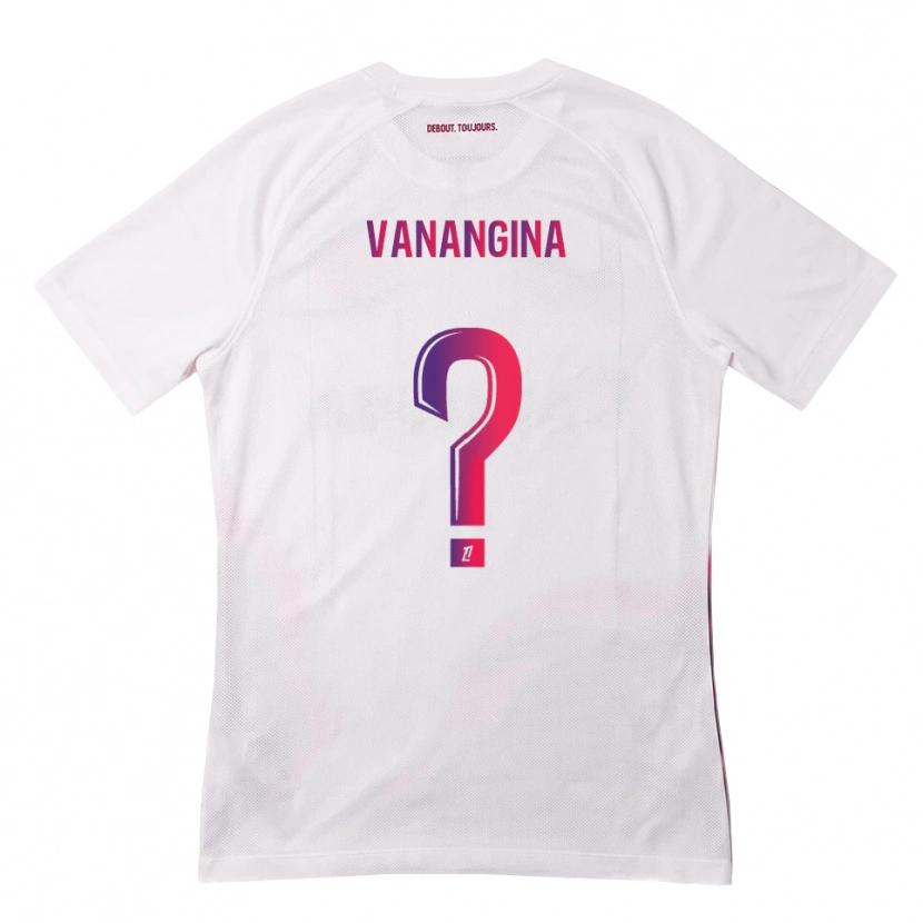 Danxen Dames Mechack Niombo Vanangina #0 Wit Roze Paars Uitshirt Uittenue 2026/27 T-Shirt België