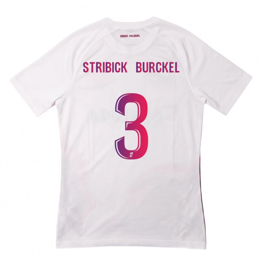 Danxen Dames Laetitia Stribick-Burckel #3 Wit Roze Paars Uitshirt Uittenue 2026/27 T-Shirt België