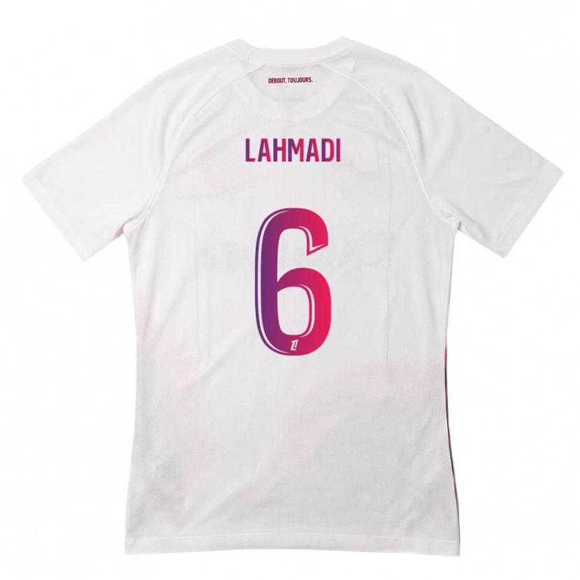 Danxen Dames Noah Lahmadi #6 Wit Roze Paars Uitshirt Uittenue 2026/27 T-Shirt België