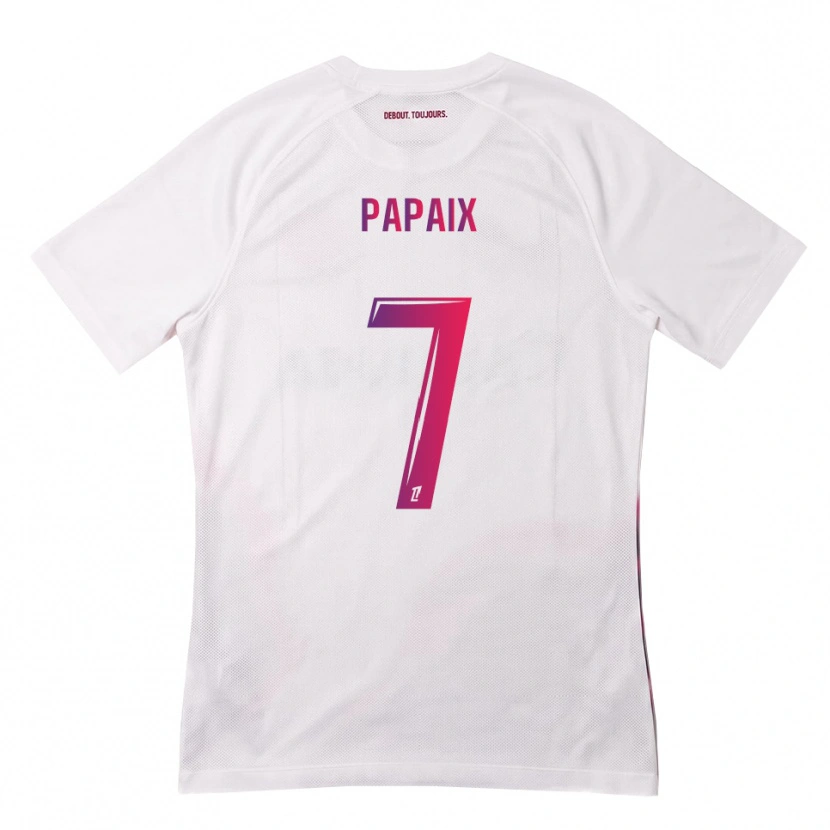 Danxen Dames Marie Papaix #7 Wit Roze Paars Uitshirt Uittenue 2026/27 T-Shirt België