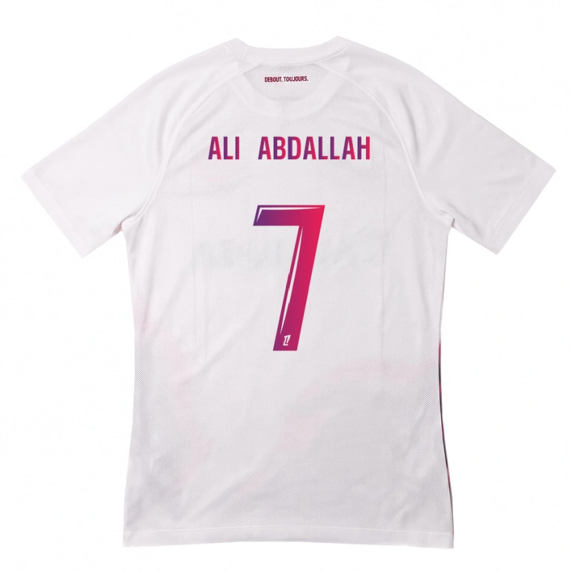 Danxen Dames Nivine Ali Abdallah #7 Wit Roze Paars Uitshirt Uittenue 2026/27 T-Shirt België