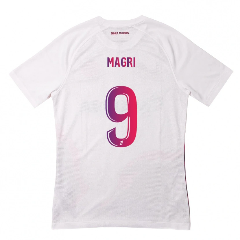 Danxen Dames Frank Magri #9 Wit Roze Paars Uitshirt Uittenue 2026/27 T-Shirt België