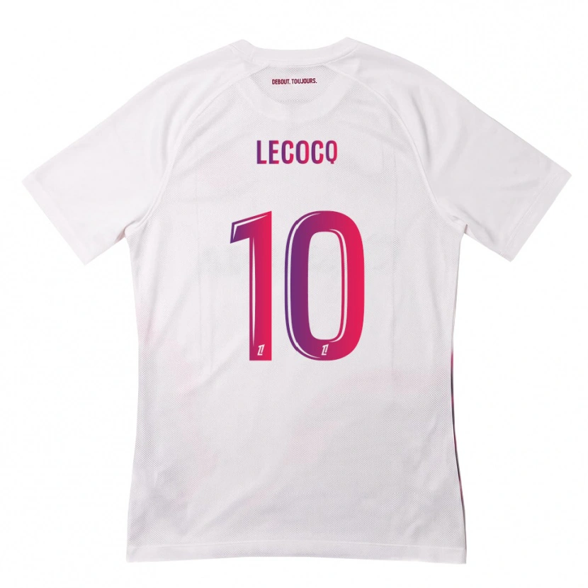 Danxen Dames Anaëlle Lecocq #10 Wit Roze Paars Uitshirt Uittenue 2026/27 T-Shirt België