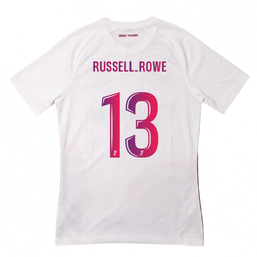 Danxen Dames Jacen Russell-Rowe #13 Wit Roze Paars Uitshirt Uittenue 2026/27 T-Shirt België