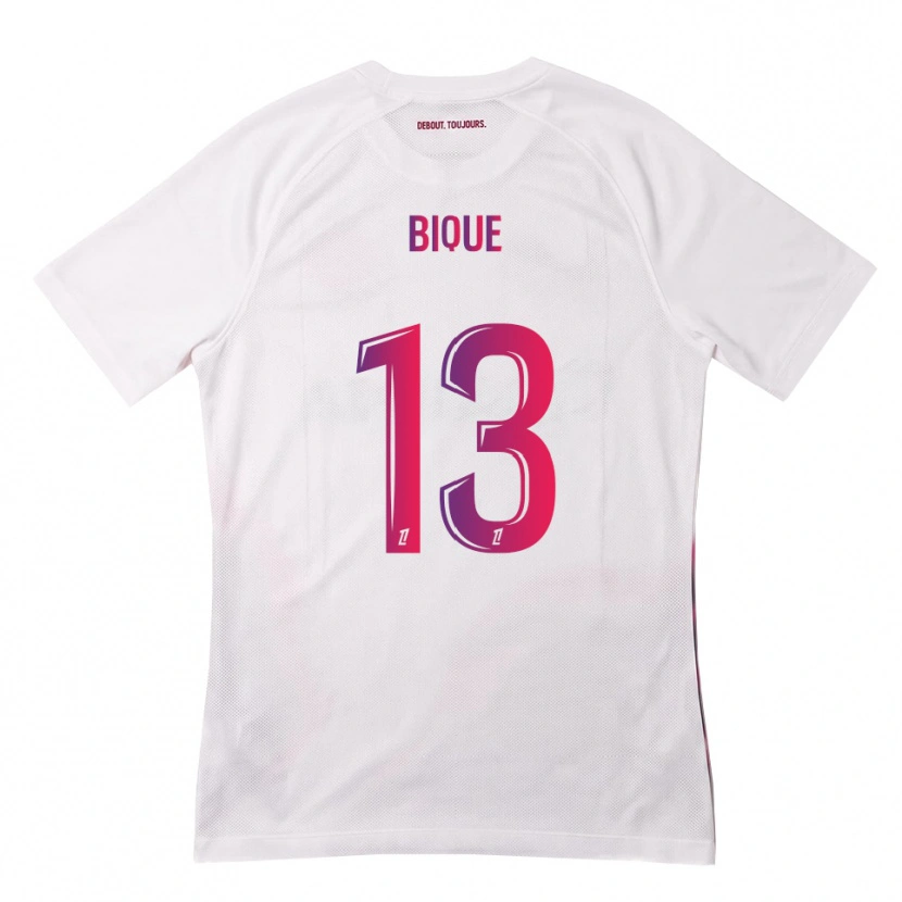 Danxen Dames Darren Bique #13 Wit Roze Paars Uitshirt Uittenue 2026/27 T-Shirt België