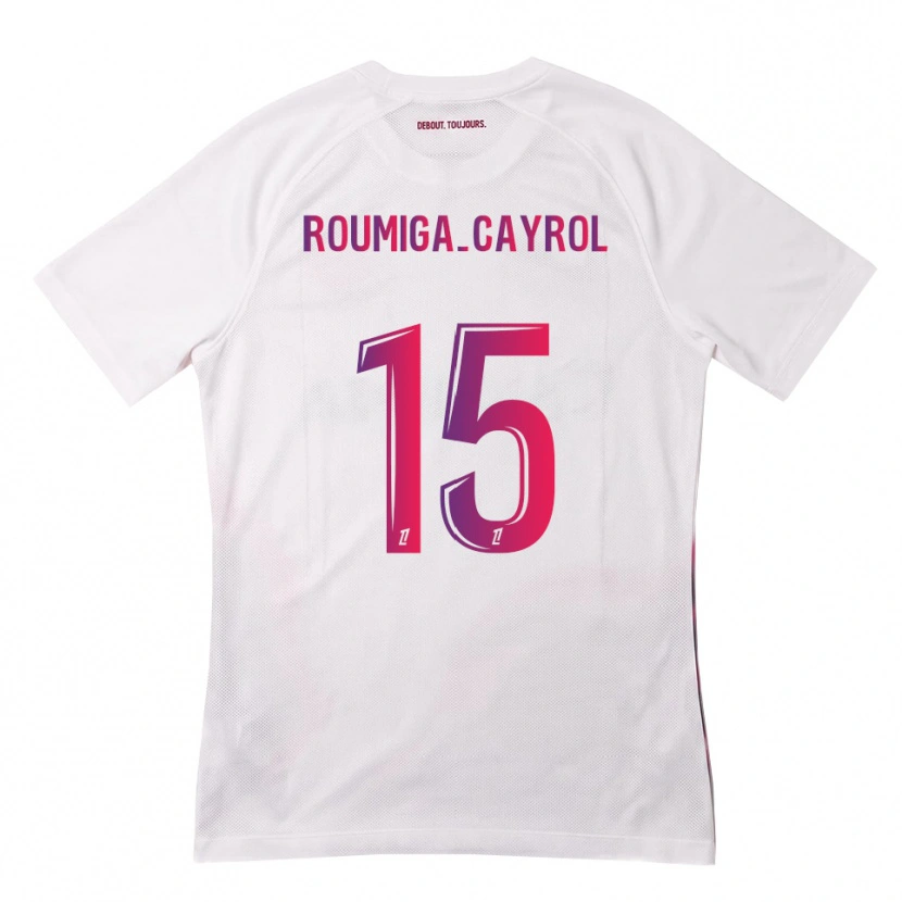 Danxen Dames Sonia Roumiga-Cayrol #15 Wit Roze Paars Uitshirt Uittenue 2026/27 T-Shirt België