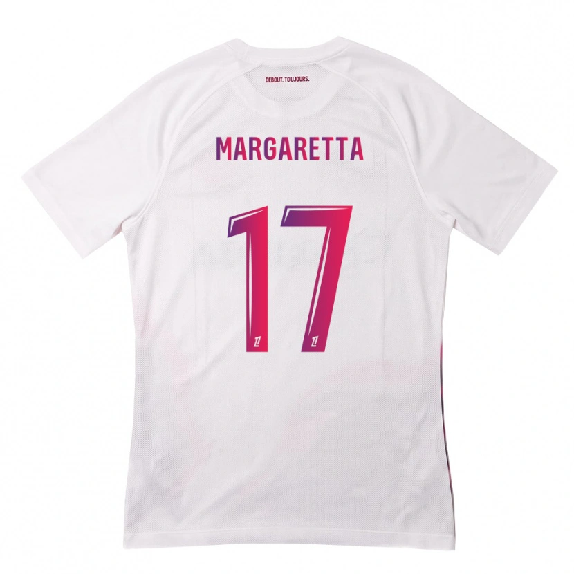 Danxen Dames Jessica Margaretta #17 Wit Roze Paars Uitshirt Uittenue 2026/27 T-Shirt België