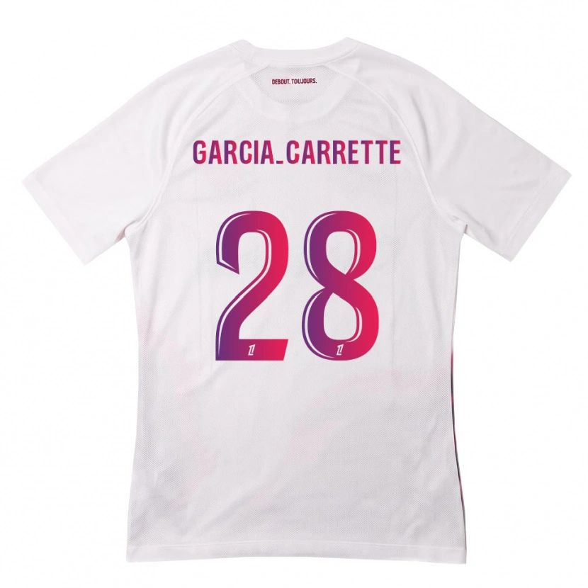Danxen Dames Hortense Garcia-Carrette #28 Wit Roze Paars Uitshirt Uittenue 2026/27 T-Shirt België