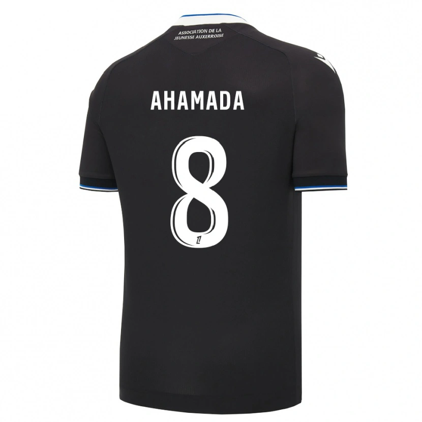 Danxen Dames Naouirou Ahamada #8 Zwart Blauw Wit Uitshirt Uittenue 2026/27 T-Shirt België