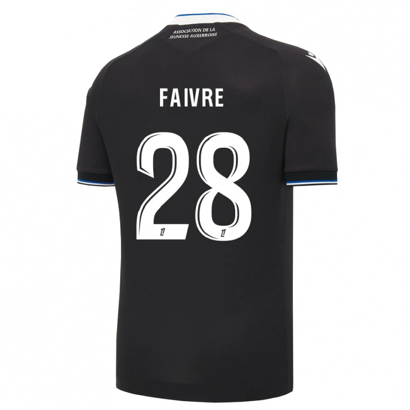 Danxen Dames Romain Faivre #28 Zwart Blauw Wit Uitshirt Uittenue 2026/27 T-Shirt België