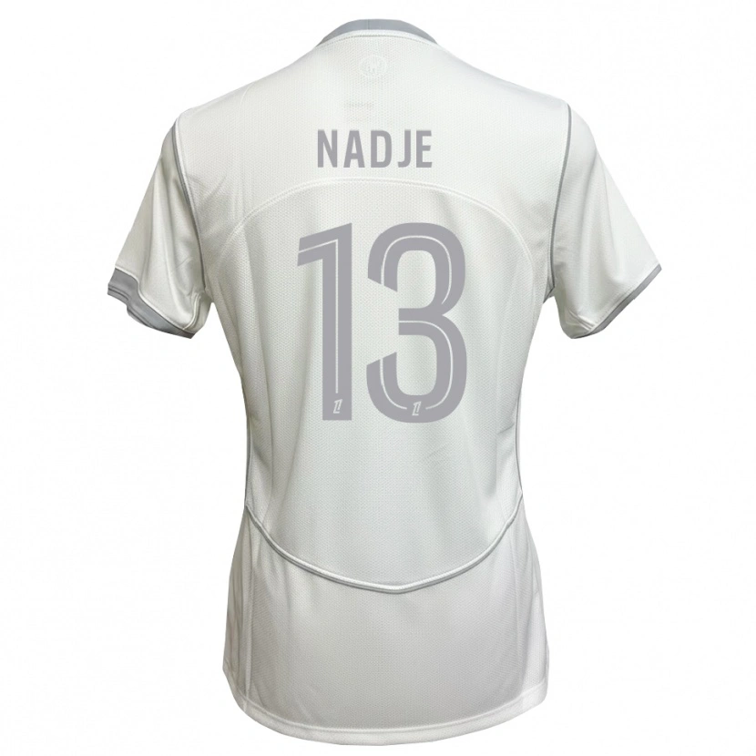 Danxen Dames Guédé Nadje #13 Wit Grijs Uitshirt Uittenue 2026/27 T-Shirt België