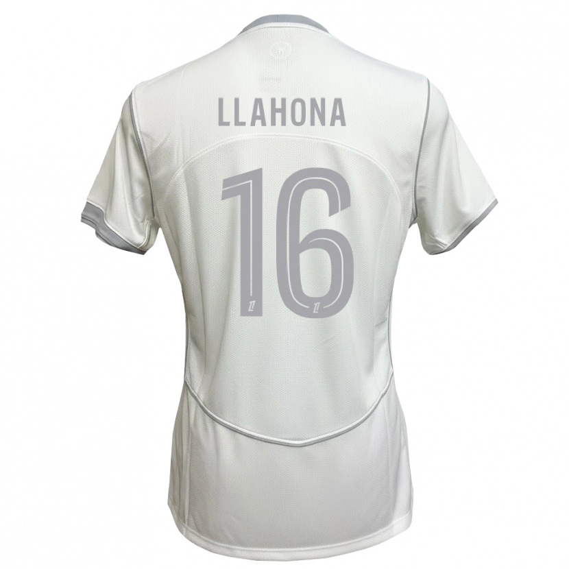 Danxen Dames Yann Llahona #16 Wit Grijs Uitshirt Uittenue 2026/27 T-Shirt België