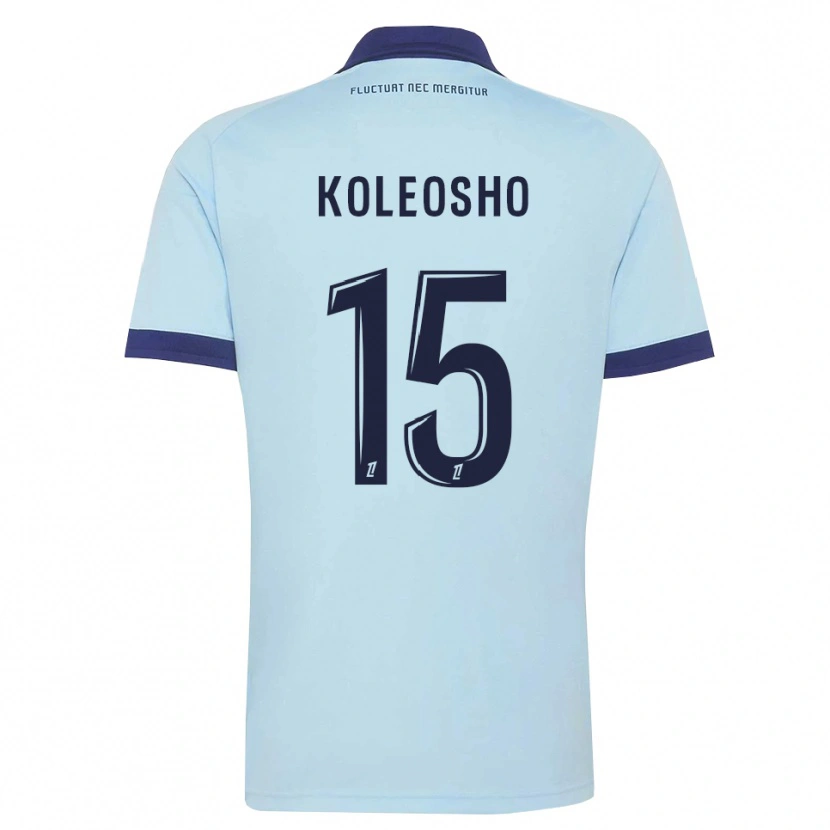 Danxen Dames Luca Koleosho #15 Centaurieblauw Zwart Uitshirt Uittenue 2026/27 T-Shirt België