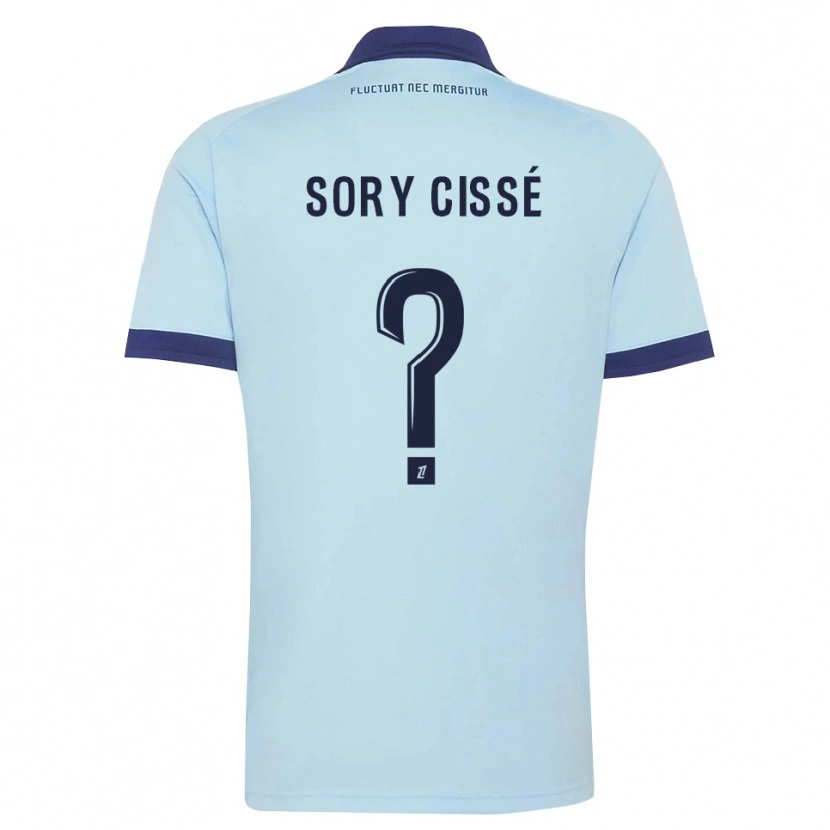 Danxen Dames Ibrahim Sory Cissé #0 Centaurieblauw Zwart Uitshirt Uittenue 2026/27 T-Shirt België