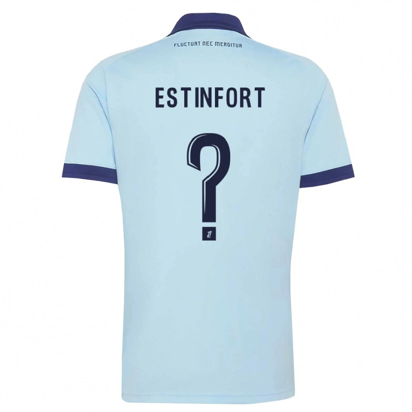 Danxen Dames Adam Estinfort #0 Centaurieblauw Zwart Uitshirt Uittenue 2026/27 T-Shirt België
