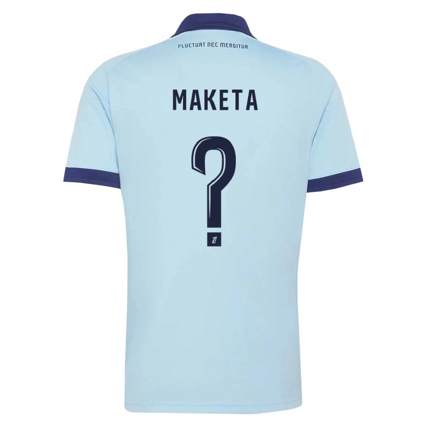 Danxen Dames Auvelmy Maketa #0 Centaurieblauw Zwart Uitshirt Uittenue 2026/27 T-Shirt België