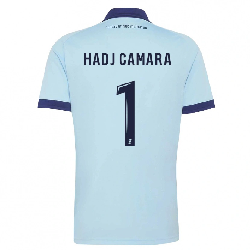 Danxen Dames El Hadj Camara #1 Centaurieblauw Zwart Uitshirt Uittenue 2026/27 T-Shirt België