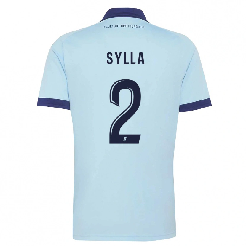Danxen Dames Mohamed Sylla #2 Centaurieblauw Zwart Uitshirt Uittenue 2026/27 T-Shirt België