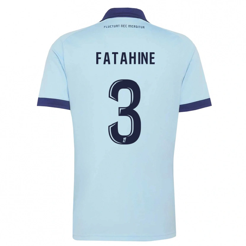 Danxen Dames Anis Fatahine #3 Centaurieblauw Zwart Uitshirt Uittenue 2026/27 T-Shirt België