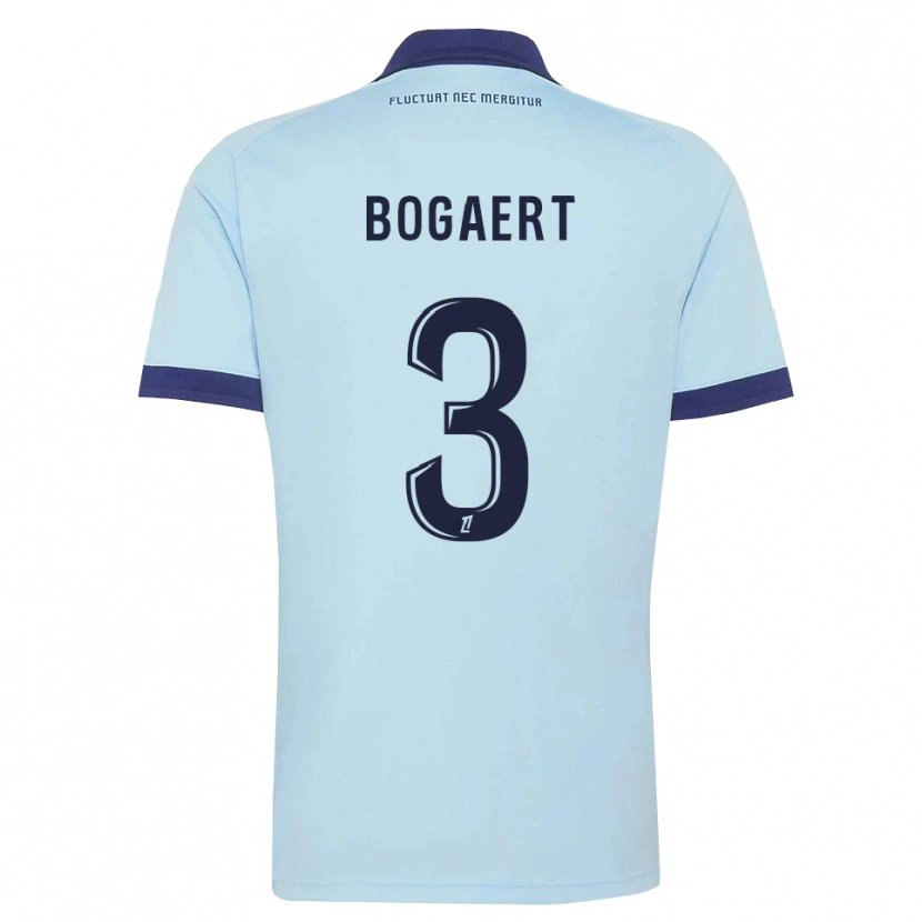 Danxen Dames Lou Bogaert #3 Centaurieblauw Zwart Uitshirt Uittenue 2026/27 T-Shirt België