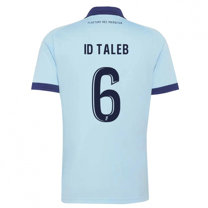 Danxen Dames Samy Id Taleb #6 Centaurieblauw Zwart Uitshirt Uittenue 2026/27 T-Shirt België